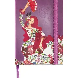Decorative Notebook Boncahier 0022-01 FLAMENCO Alegrias — Boncahier, model 0022-01