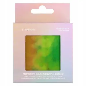 Sticky Notes STARPAK NOTES SPRZYL 75×75 mm 50 sheets, transparent, 6 colors, pack 6KOL OMBRESTK4/120