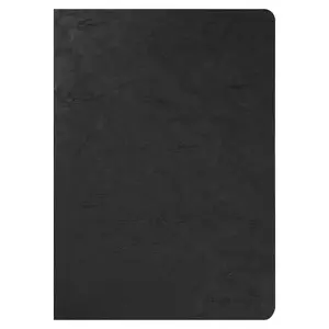 Notebook Clairefontaine Age Bag A5 black cover, 96 pages (48 sheets), 90 g/m² blue-white paper