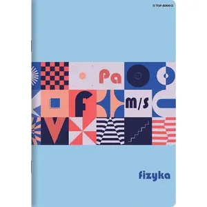 Notebook TOP-2000 A5 60 pages squared grid for Physics pack of 10 (MPN 551181)