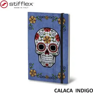 Piezīmju grāmatiņa Stifflex STIFFLEX 13×21 cm, 192 lapas, Calaca – Indigo