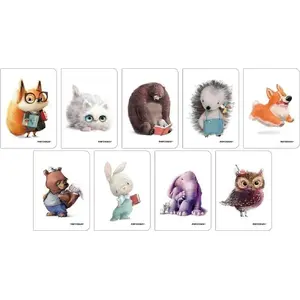 Notebook A5 Narcissus Zeszyt 32 pages, squared, polypropylene cover, pack of 9