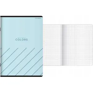 Notebook TOP-2000 Colors A6, 48 pages, squared, assorted colors