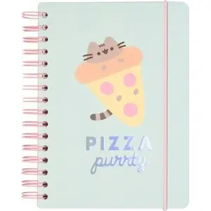 Pierakstu grāmatiņa A5 Pusheen no Pusheen — A5 rūtiņots/linēts (Foodie kolekcija)