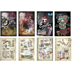 Notebook Fresh B6 decorative, 80 ruled pages, lined paper