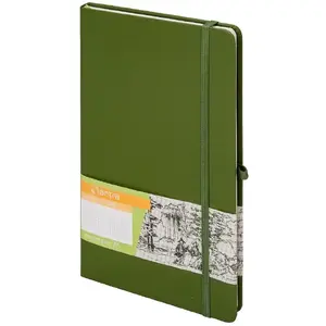 Блокнот Antra Notes A5 Kratka Romantyzm Khaki — формат A5, клетка, мягкая обложка