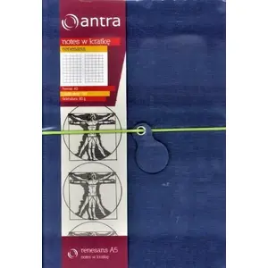 Блокнот Antra Notes A5 Kratka Renesans — формат A5, в клетку, мягкая обложка, 244323