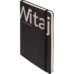 Notebook Antra Notes A5 checkered Witaj black — A5 check grid notebook