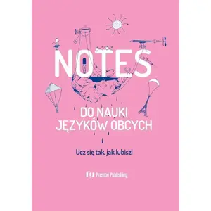 Notebook Preston Publishing — language learning notes, pink (9788367576055)