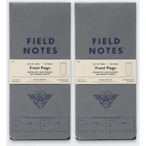 Notepad Make Notes Field Notes Front Page Linie — journalistic notebook, lined pages, compact size