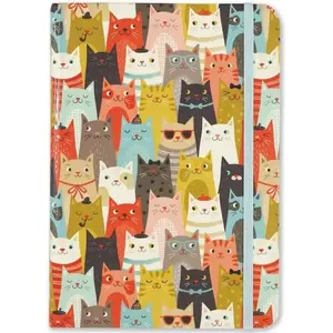 Блокнот Peter Pauper Press mini Koty 285681 — карманный блокнот с иллюстрированной обложкой «Коты»