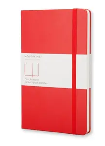 Блокнот Moleskine Classic в твёрдом переплёте 240 листов 70 г/м² Красный