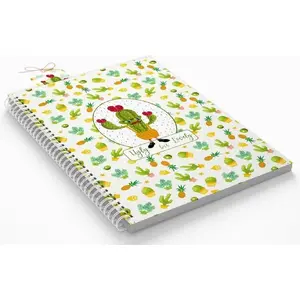Notebook Cozywood decorative Cactus B5, 80 sheets, squared