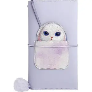 Notebook and Pen Set iLike Nimmy Set 2in1 — Big Eyed Pet 2.0 Rabbit, purple/purple