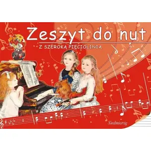 Music Manuscript Notebook Siedmioróg Zeszyt do nut 504182 — wide staff (five-line) format