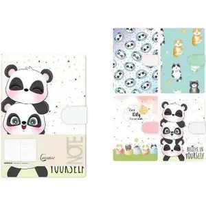 Notebook A6 Jupiter 144 pages — lined/blank mix