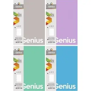 Notebook Astra A4 80 sheets checked grid Genius 2 — school/office writing pad