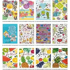 Decorative Notebook Fresh 105×165 mm 64 pages Ruled – Fresh model 328358