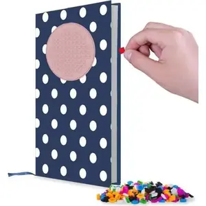 Notebook A5 PIXIE PIXIE CREW — lined/dotted pages, pink
