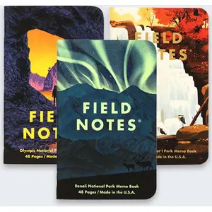 Ravensburger Notes Field Notes Parki Narodowe USA Denali Cuya — карманный набор блокнотов