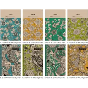 Notepad Fresh decorative 125×200 mm 120 sheets ruled — Fresh 292858