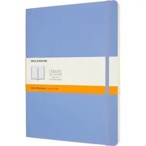 Блокнот Moleskine Classic XL 19x25 см в линейку мягкая обложка hydrangea blue 192 страницы
