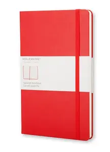 Notebook Moleskine Classic Hardcover Red — 240 sheets, 70 g/m², Squared Paper