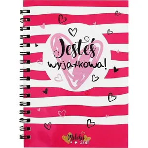 Блокнот на спирали Be Happy — Notes na sprężynie Jesteś wyjątkowa!