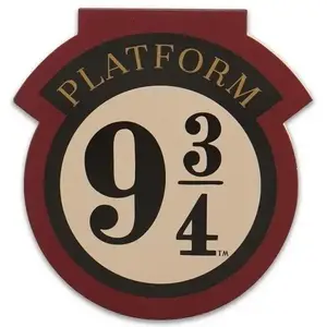 Notebook Harry Potter — Platform 9 3/4 themed notes, lined pages, compact size