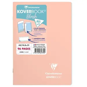 Writing notebook Clairefontaine 961779C — softcover, 96 sheets, 90 g/m², patterned