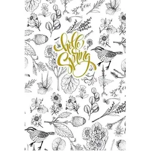 Notebook Fresh decorative 145×197 mm, 80 sheets, bird pattern