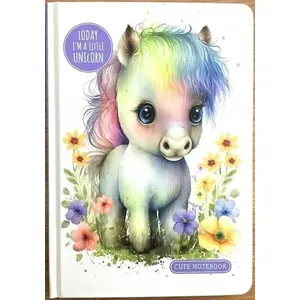 Notebook A5 TEKA Notatnik 64 pages lined — Unicorn FRESH cover