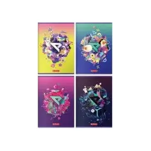 Notebook A4 HERLITZ Zeszyt 60 pages squared Ekipa pack of 5