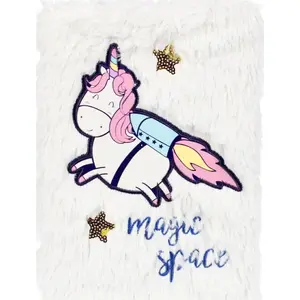Notebook STARPAK NOTES PLUSZ A5 Unicorn Space, A5 size, lined pages, pack quantity 6/36