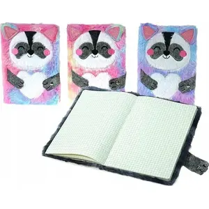 Notebook A5 w&k Notes A5/40K with Plush Cover, 40 Sheets, mixed colors