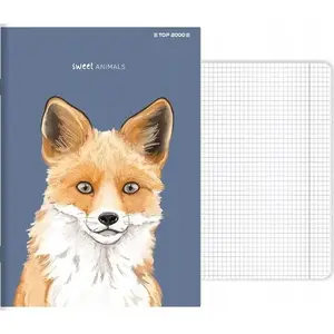 Notebook TOP-2000 Sweet Animal A5, 96 pages, squared (grid)