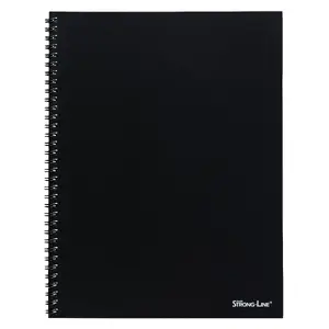 Writing notebook Bantex 100051831 A4+ format, 80 sheets, black cover