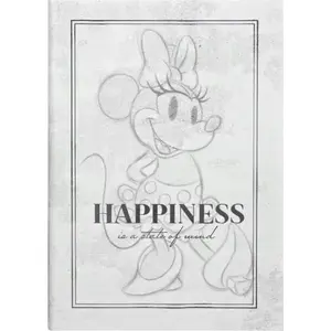 Notebook A5 undercover - Minnie Mouse cover, lined pages, compact size