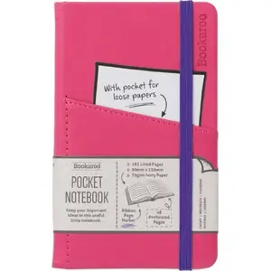 Блокнот IF Bookaroo Journal Pocket A6, розовый — карманный формат A6