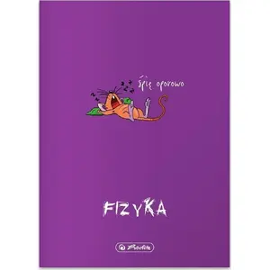 Notebook HERLITZ A5 60 pages squared Eco PP for Physics, pack of 5