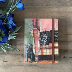 Notebook with Elastic Band TEKA A6 – Sophie & Scarlett Pattern, 619531