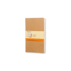 Rakstāmgrāmata Moleskine QP416 — brūna, 80 lapas, matēts pārklājums