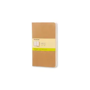Записная книжка Moleskine QP418 — мягкая обложка, 80 листов, коричневая, матовая