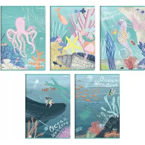 Notebook TOP-2000 A5 16K squared paper Ocean pack of 20