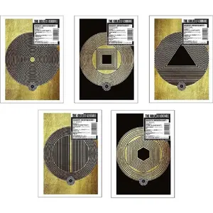 Notebook A5 Ziemia Obiecana Gold Rush 80 sheets, squared, pack of 10
