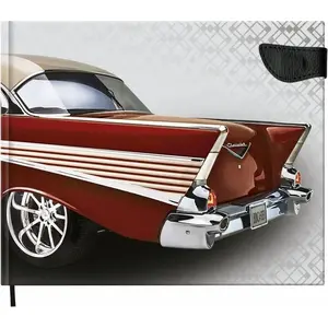 Decorative notebook Boncahier On the road Chevrolet Bel — Boncahier model 302893, lined pages