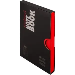Notebook Antra Notes A5 lined, red — A5 lined notebook for notes and planning