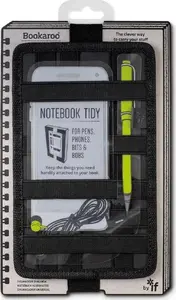 Notebook tidy organizer for notes IF Bookaroo by IF, black — desk organizer for papers and stationery