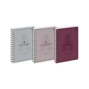 Notebook pad INTERDRUK A4 100 sheets checked paper Academy pack of 5