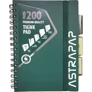Spiral Notebook A5 Astra Kołozeszyt 200 pages, PP Ombre cover